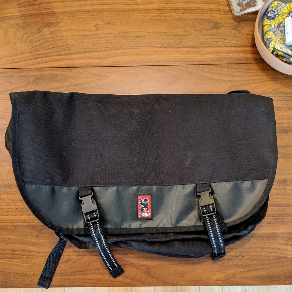Chrome messenger bag